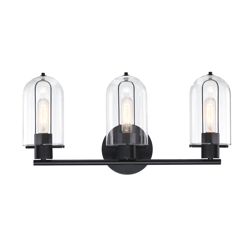 Alifonso 3 - Light Dimmable Vanity Light, Matte Black