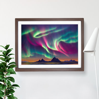 Grand Northern Lights - Single Picture Frame Painting