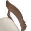 Chaise d'appoint Jadelin en brun-98742011