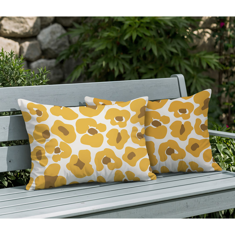 Coussin intérieur / extérieur Davi, 25x18, Yellow
