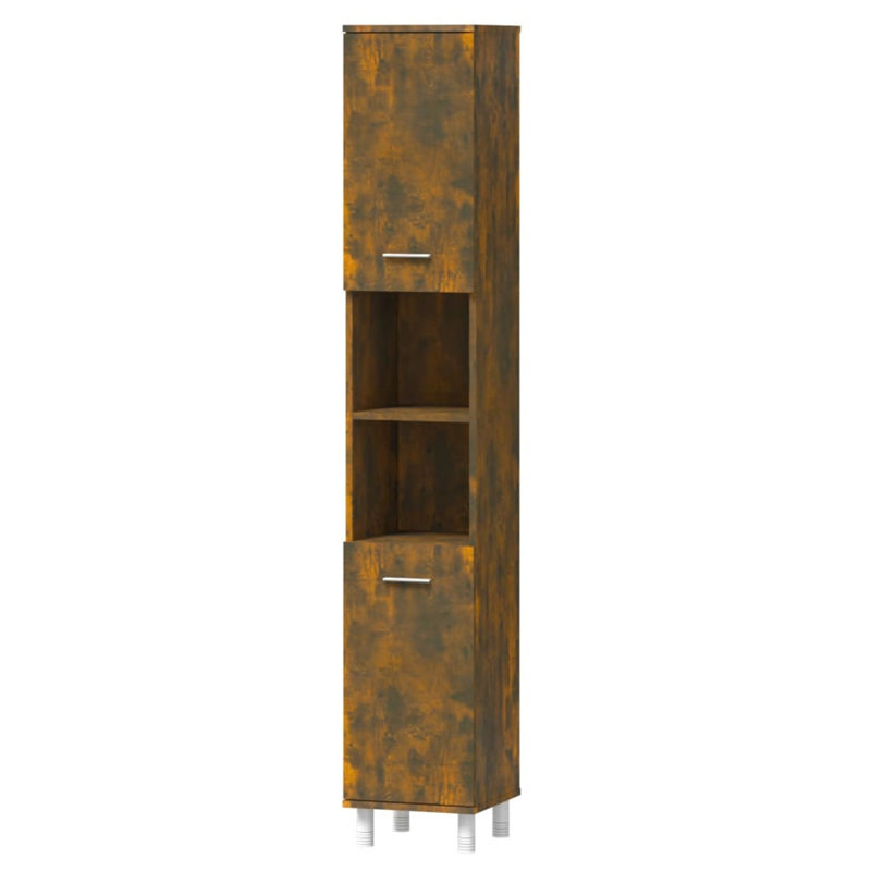 Snyderville Freestanding Linen Cabinet, Oak