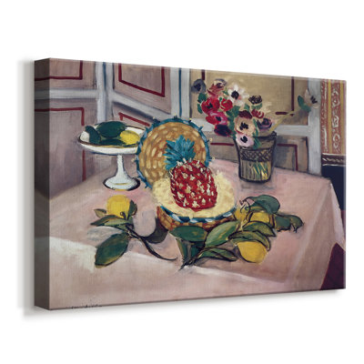 Pineapple and Anemones (Ananas et anémones)-Henri Matisse-Gallery Wrapped Canvas-1940