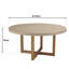 DAK Round Solid Wood Base Dining Table