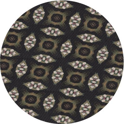 Noir Tapis décoratif