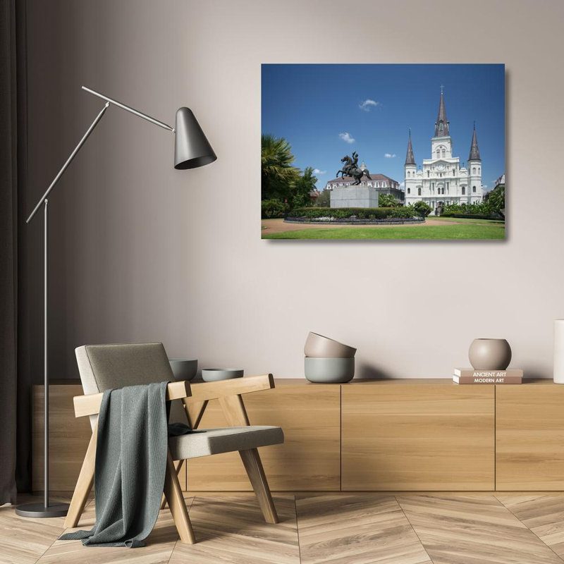 Jackson Square à la Nouvelle-Orléans, H 17 po x l 24 po