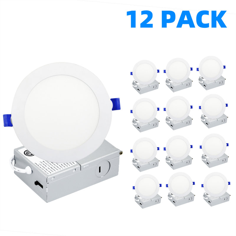 Ensemble de 12 ampoules encastrées à DEL 6 po