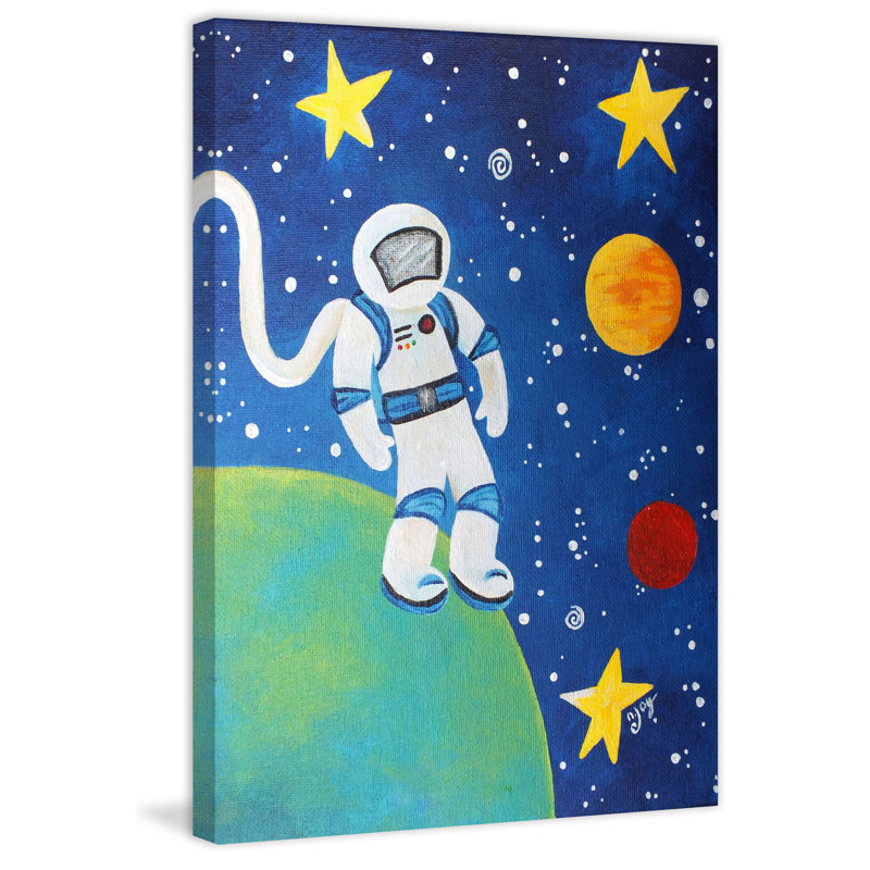 «Space Man», reproduction sur toile tendue, H 30 po x l 20 po