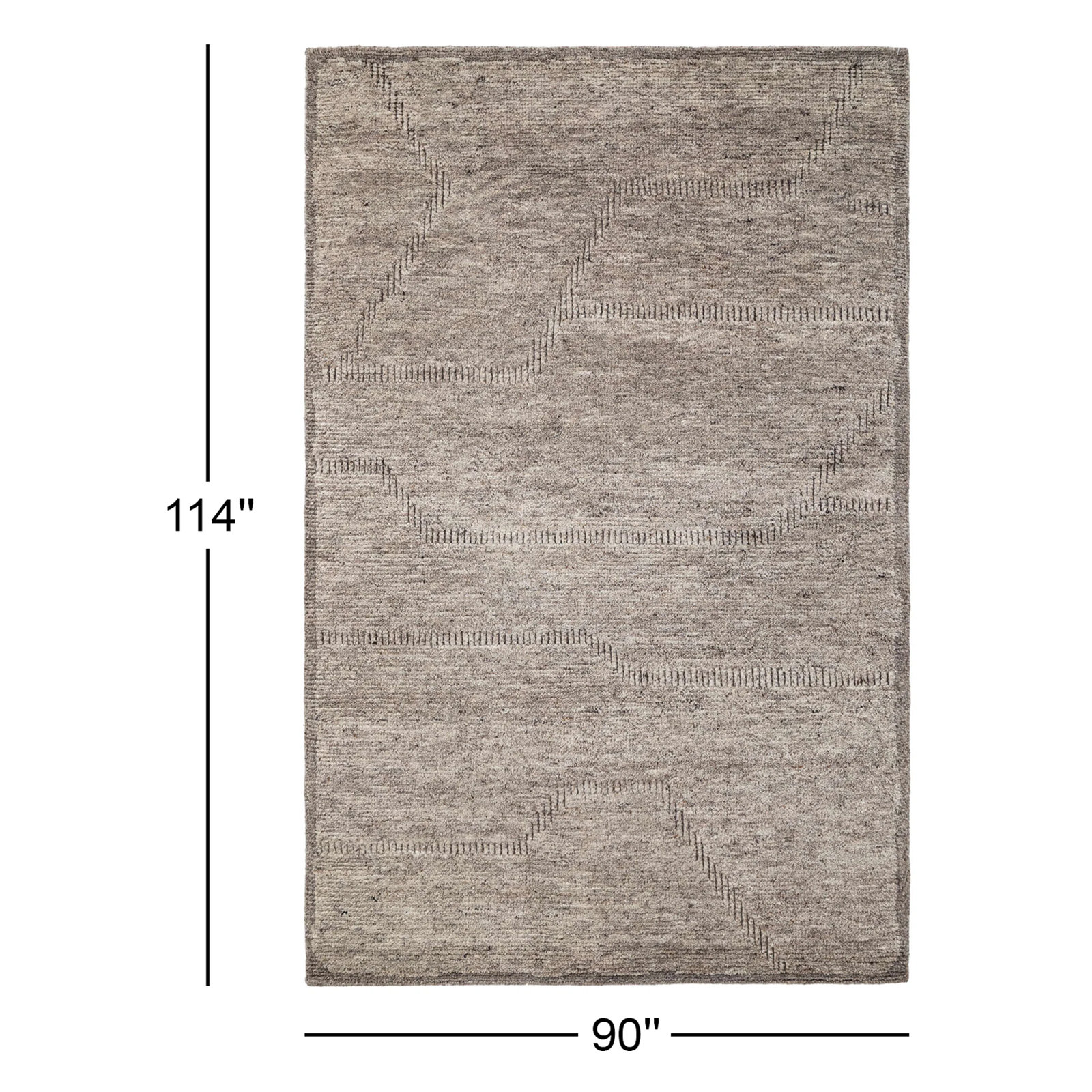 Aya Hand-Knotted Wool Rug, Rectangle 7'6" x 9'6"