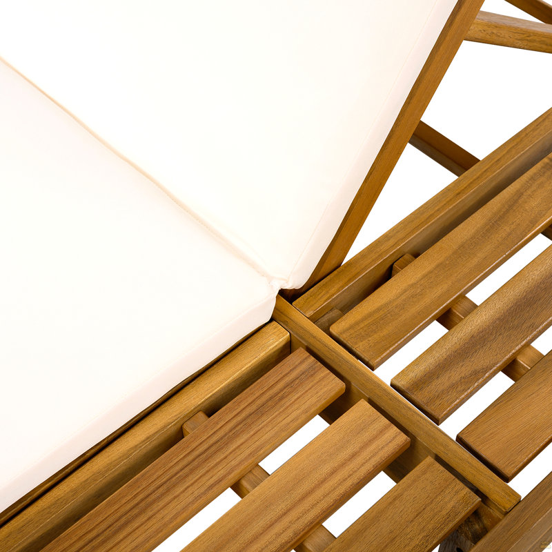 Ensemble de chaises longues, Crème