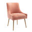Chaise d'appoint en velours Surles-1921936756