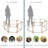 25.6'' H 8 Panel Metal Exercise Pen With Door