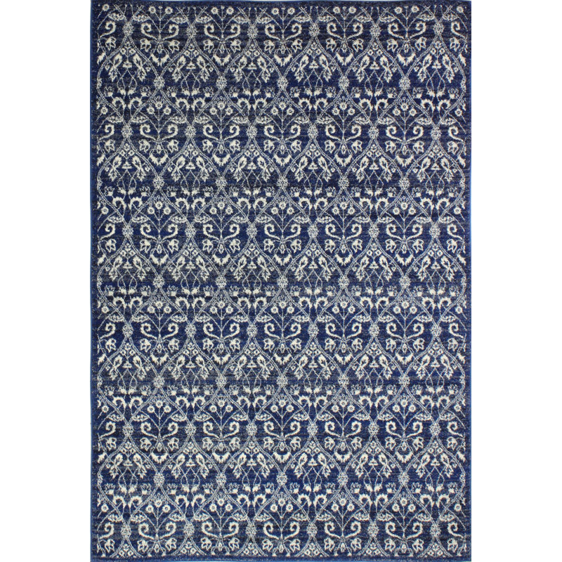 Sheila Ikat Area Rug, Rectangle 229 x 290cm