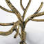 Table d'appoint en métal martelé à motif de branches en forme d'arbre Lalia-125211555