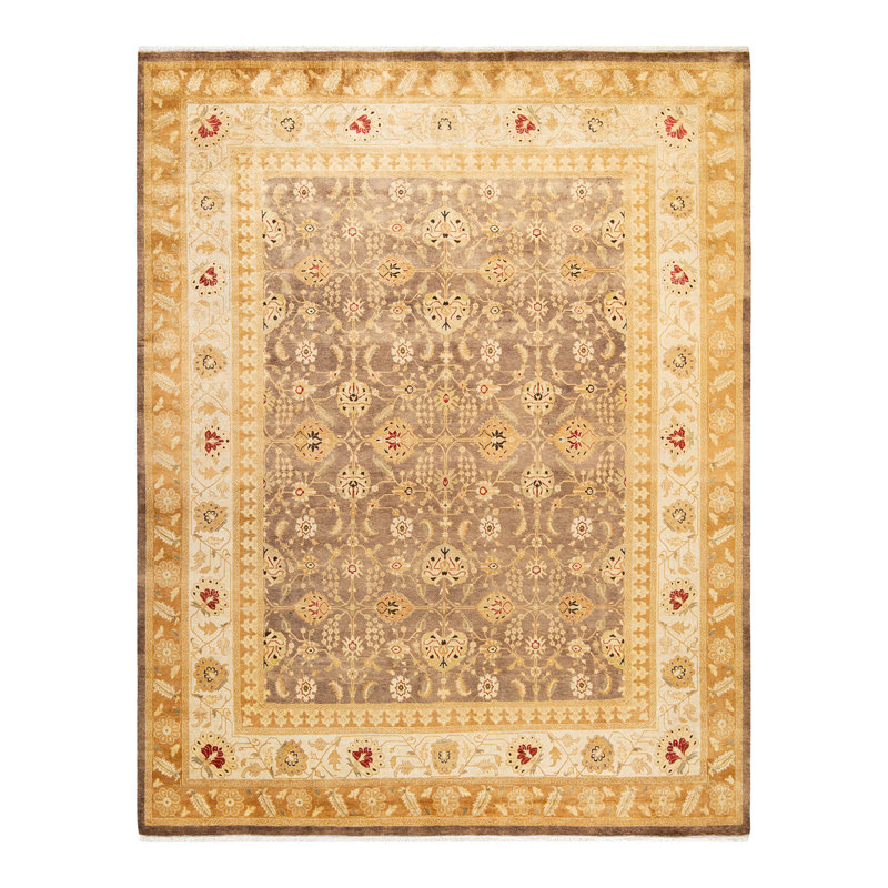 Staka One-of-a-Kind 8' 1" X 10' 2" 2000s Wool Area Rug in Brown