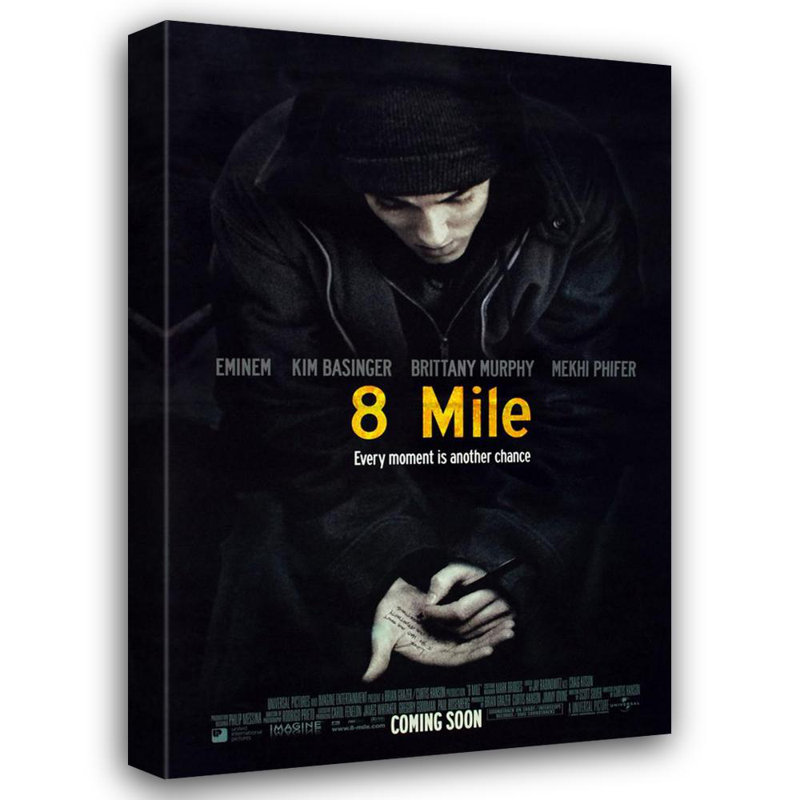 8 Mile, 40" H x 27" W