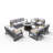 Areefa 9 - Person Patio Conversation Set with Cushions