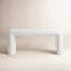 Console Agave - Béton lunaire lisse