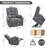 Power Lift Recliner Chair with Massage and Heat for Elderly, Overstuffed Wide Recliners, Heavy Duty Motion Mechanism with USB and Type C Ports, 2 Steel Cup Holders-98593243