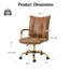 Gedrie Modern Faux Leather Swivel Office Chair-647542785-607770271
