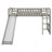 Twin Size Loft Bed With Slide And Ladder