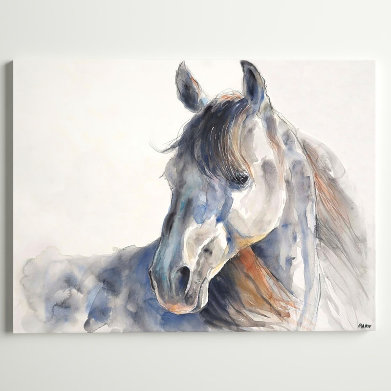 «Look back» par Patti Mann - reproduction d'art sur toile, Toile tendue, H 30 po x l 40 po, Sans cadre