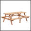 Charmante table de pique-nique en bois pour des rassemblements extérieurs inoubliables
