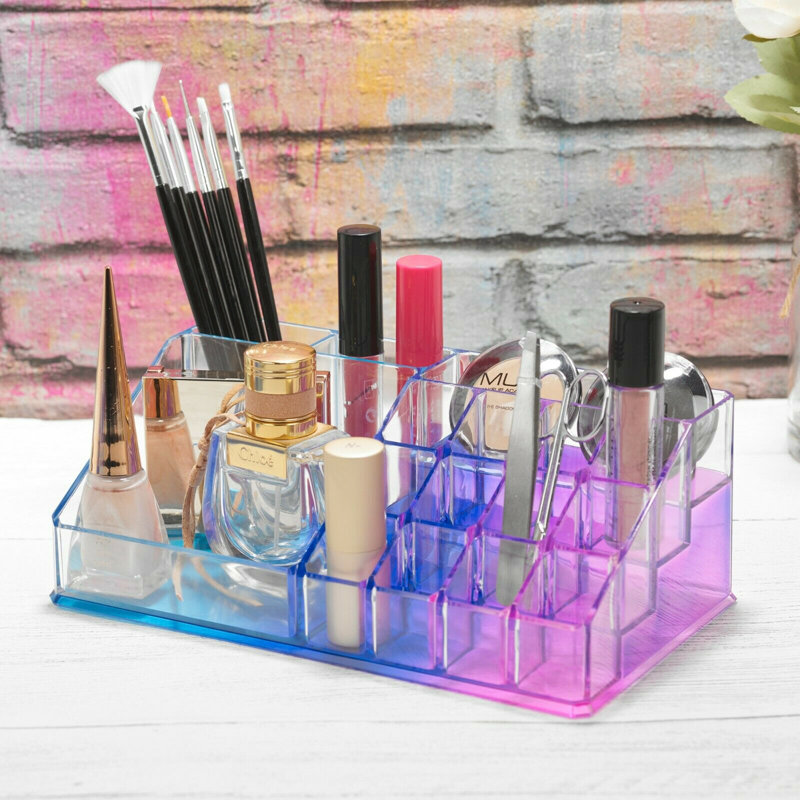 Molinar Acrylic 16 Compartment Make Up Organiser