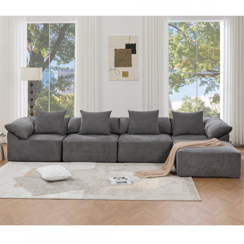 Canapé modulaire polyvalent de qualité supérieure avec aménagement personnalisable et confort suprême