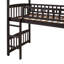 Lit mezzanine multifonctionnel avec glissade Ananyaa, combinant divertissement et fonctionnalité pour une chambre d'enfant de rêve
