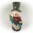 48"H Outdoor Solar Snowman Statue Holiday Decoration with Color Changing LED Lights
