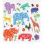 Rideau de douche simple wild animaux Virgil-21598113