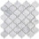2" x 2" Marble Arabesque Mosaic Wall & Floor Tile
