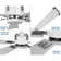 56'' Ceiling Fan with LED Lights