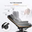 Fauteuil inclinable de massage avec repose-pieds HOMcom