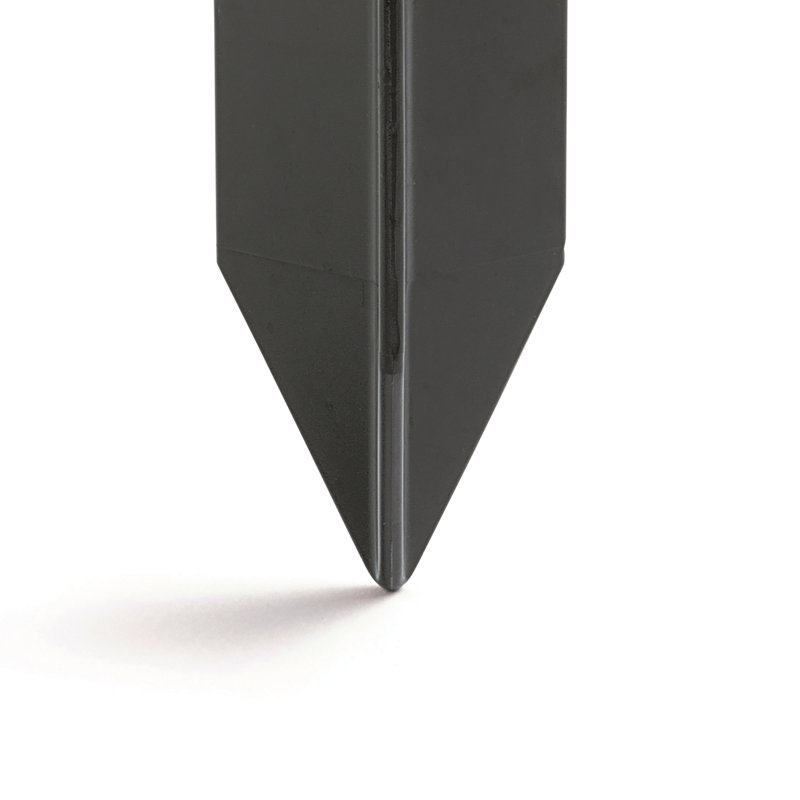 8" Black In-Ground Mounting Stake