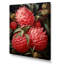 Rustic Ruby Flower Impression II - Flowers Wall Art-1452365979-1452365976