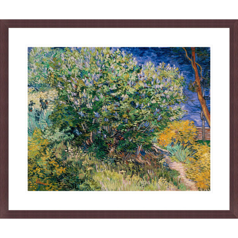 Lilas Bush par Vincent van Gogh, H 23,5 po x l 28,04 po