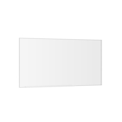 Oversized Modern Rectangle Bathroom Mirror With Silver Frame Decorative Large Wall Mirrors For Bathroom Living Room Bedroom Vertical Or Horizontal Wall Mounted Mirror With Aluminum Frame