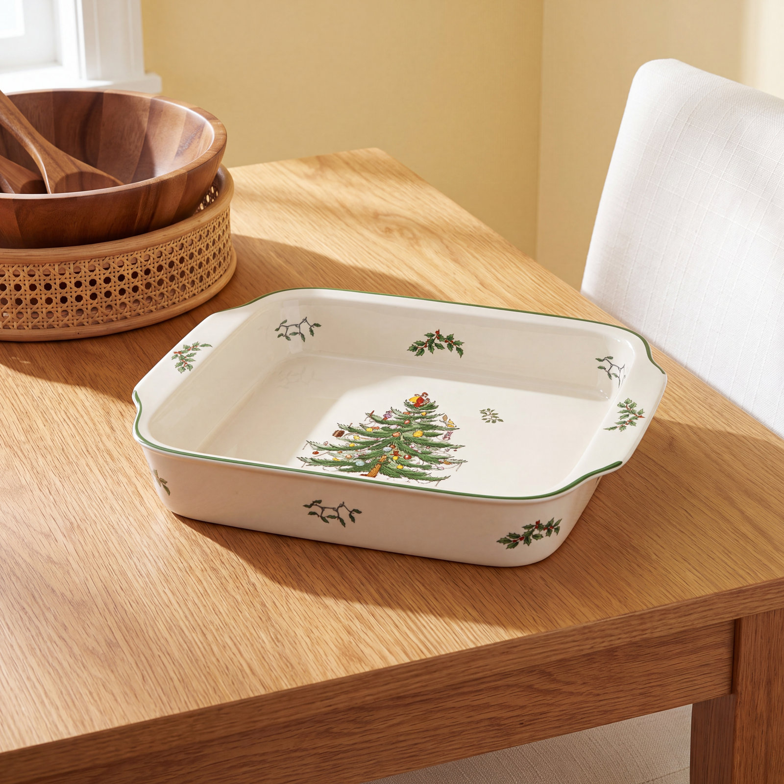 Spode Christmas Tree Rectangular Dish