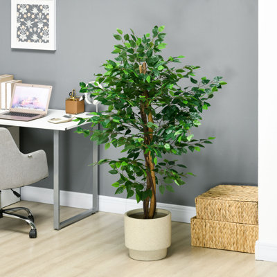 150cm Faux Ficus Tree in Pot