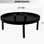 FEBTECH 13-Inch Tandoor Oven Steel Baffle Plate with Detachable Legs