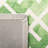 Bryauna Hand Tufted Wool/Cotton Geometric Rug in Ivory/Green-20945980