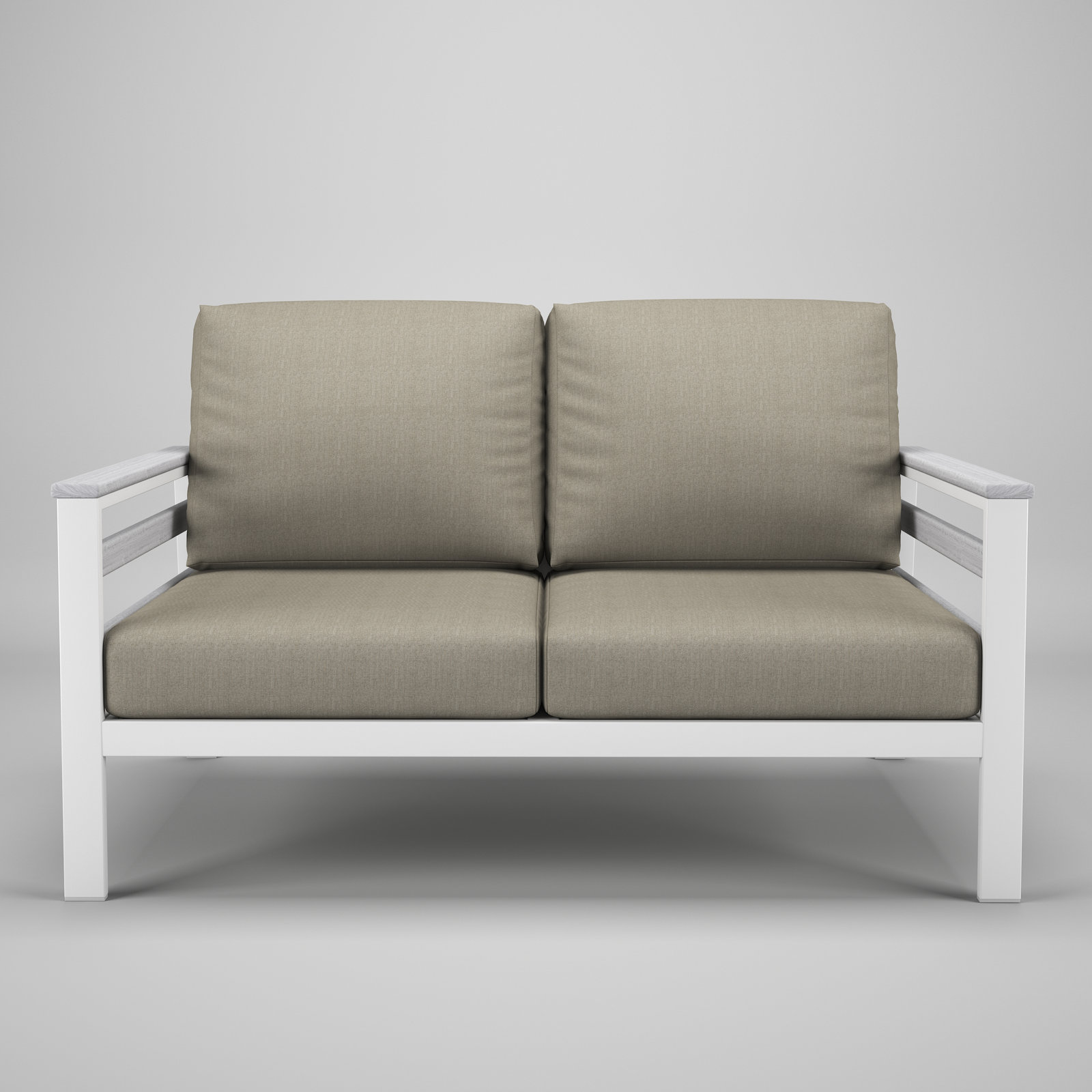 Townsend 55" Sunbrella® Patio Loveseat, Spectrum Dove
