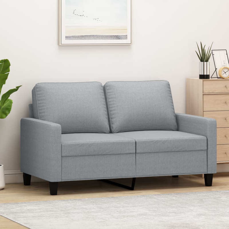 Polkton Upholstered Sofa, Dark Gray 100% Polyester, 31.5" H x 54.3" W x 30.3" D