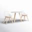 Brockman Kids 3 Piece Round Play Or Activity Table and Chair Set