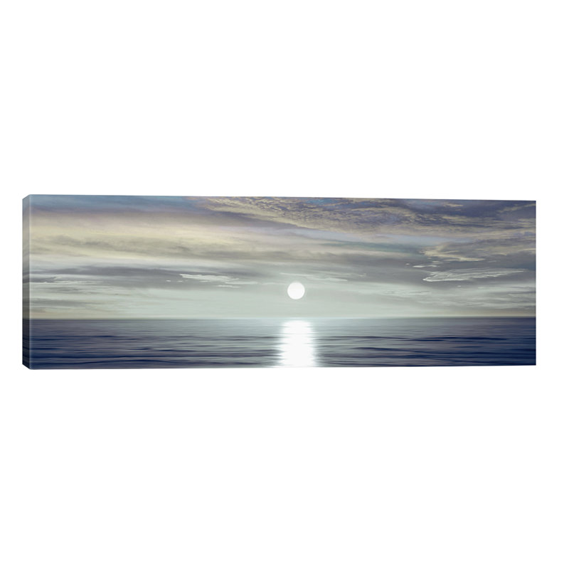 Sunlit Horizon Ii by Maggie Olsen - Wrapped Canvas Panoramic Print, 30.48 cm H x 91.44 cm W x 1.91 cm D