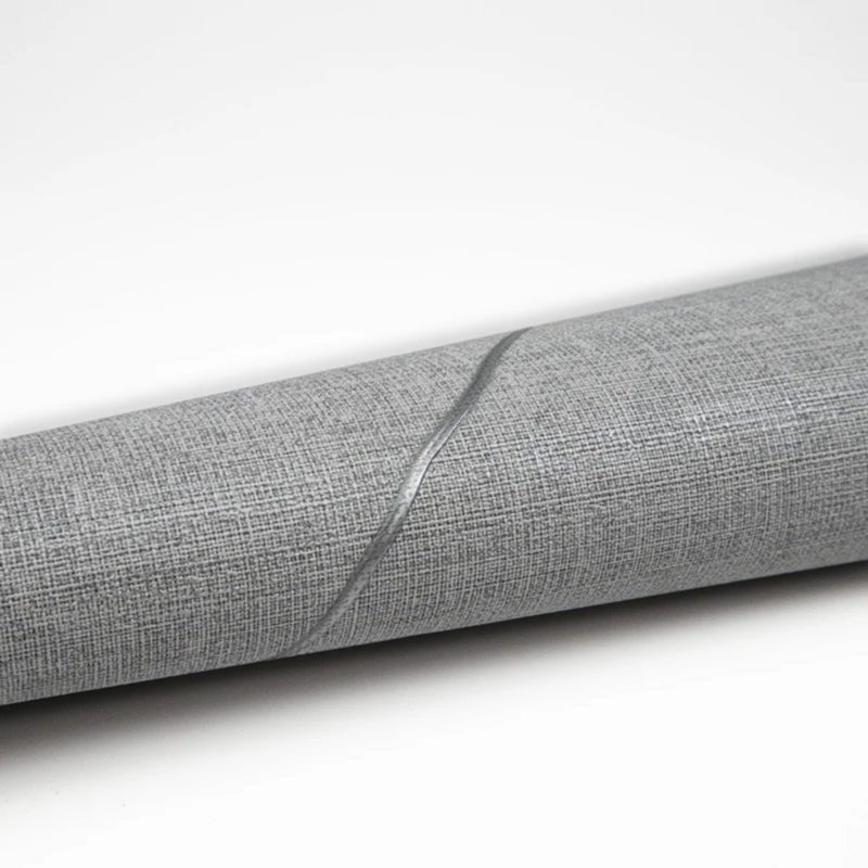 Unito Kintsugi Vinyl/Non-Woven Wallpaper Roll, Gilded Gray