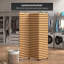 6 ft. Tall Two Tone Natural Fiber Room Divider-4621235