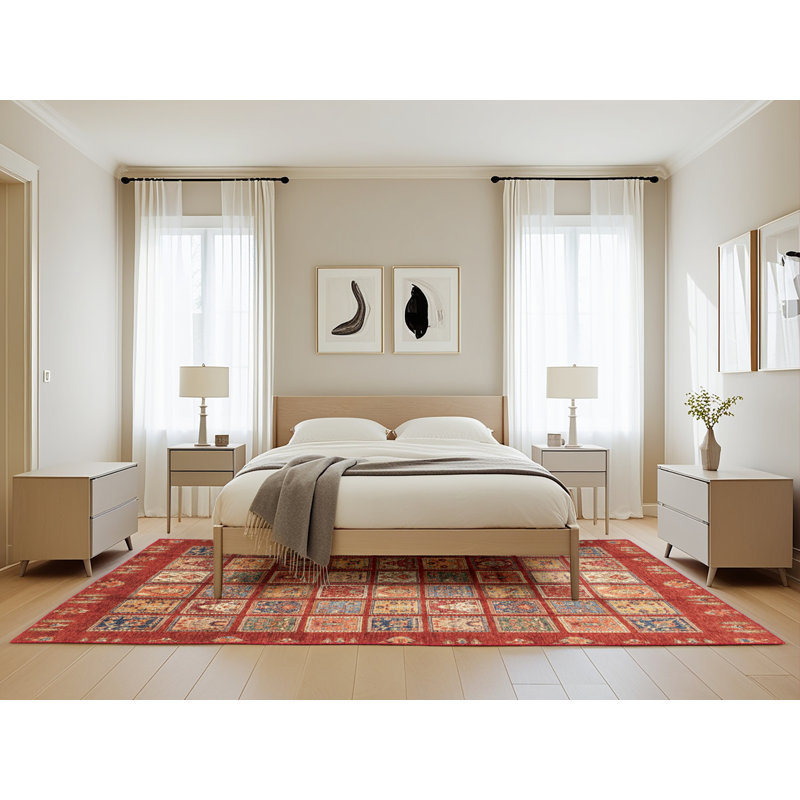 Tapis abstrait moderne 3725, Rectangle 5 pi x 8 pi