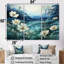 «Misty Flower Meadows III», ensemble d'art sur toile-107754474-107754476